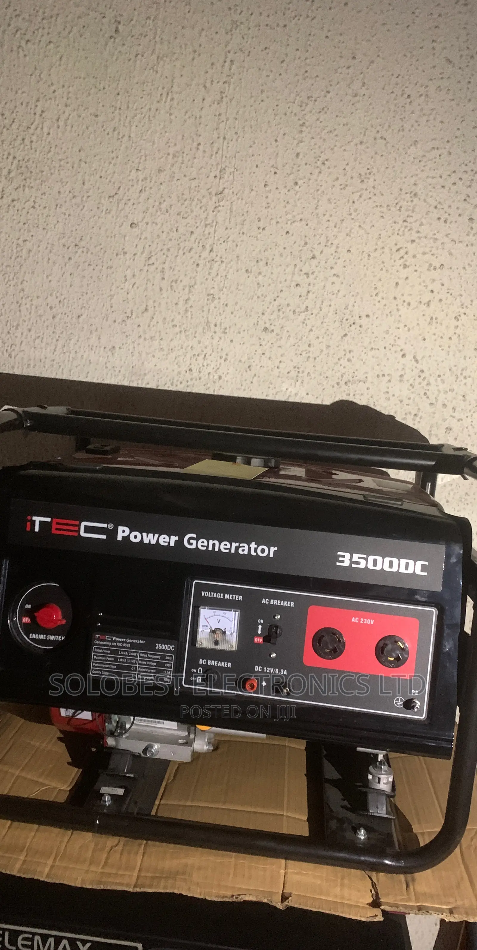 3.5kva Itec Generator in PortHarcourt Electrical Equipment, Solobest