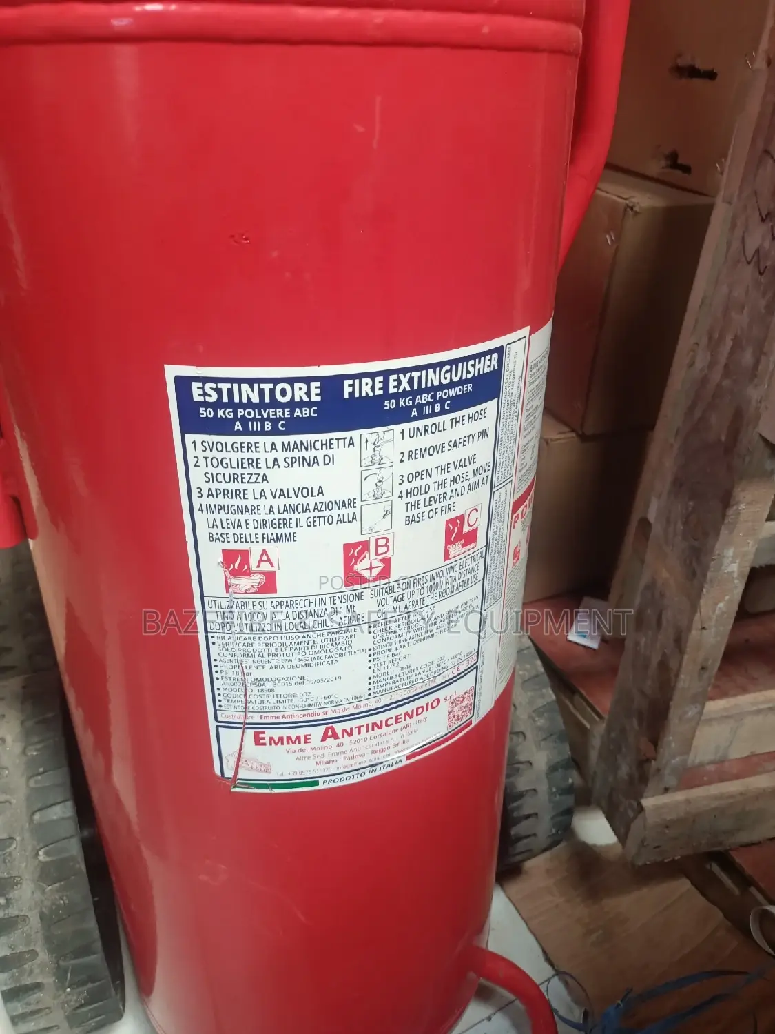50kg DCP Fire Extinguisher