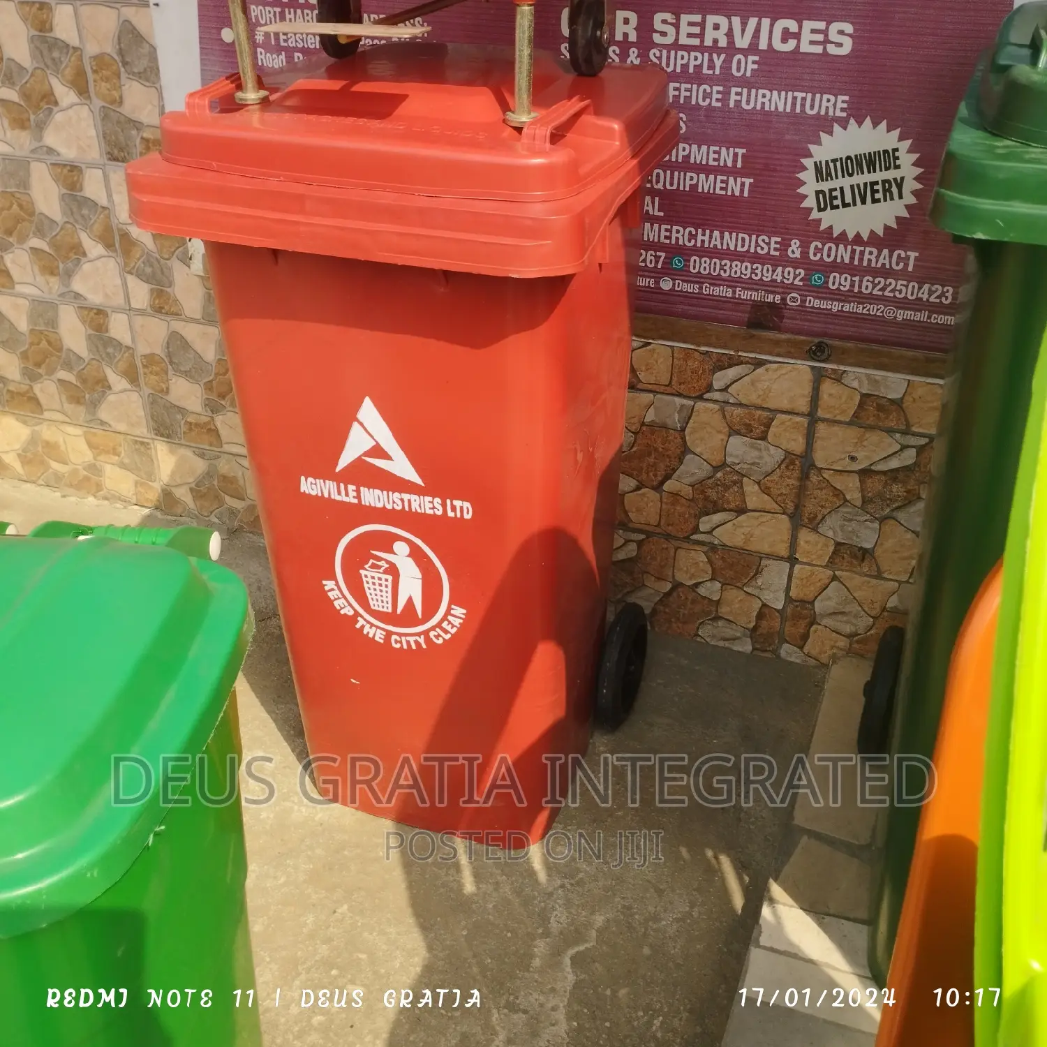 120 Litres Waste Bin