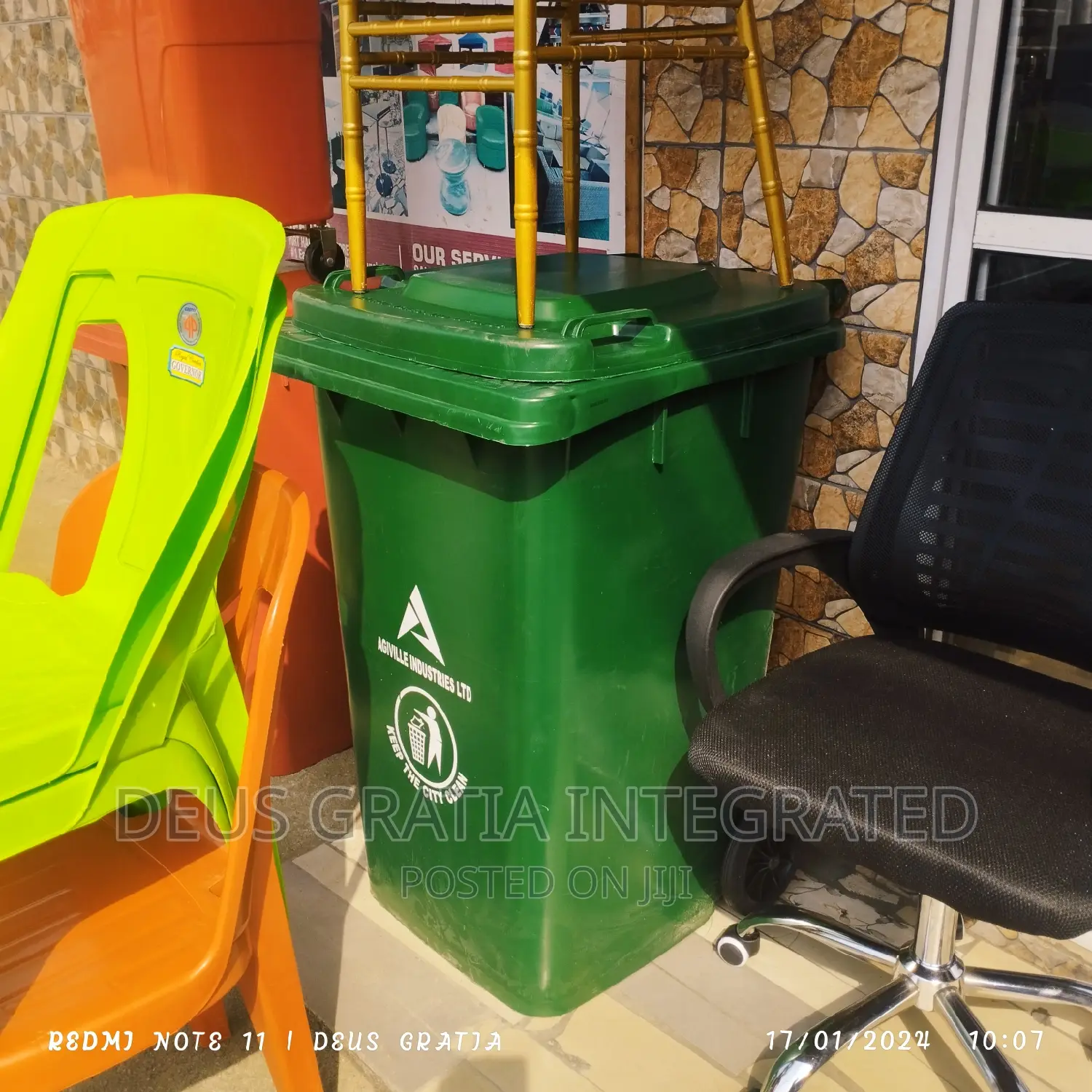 240 Litres Waste Bin #Wastebin#