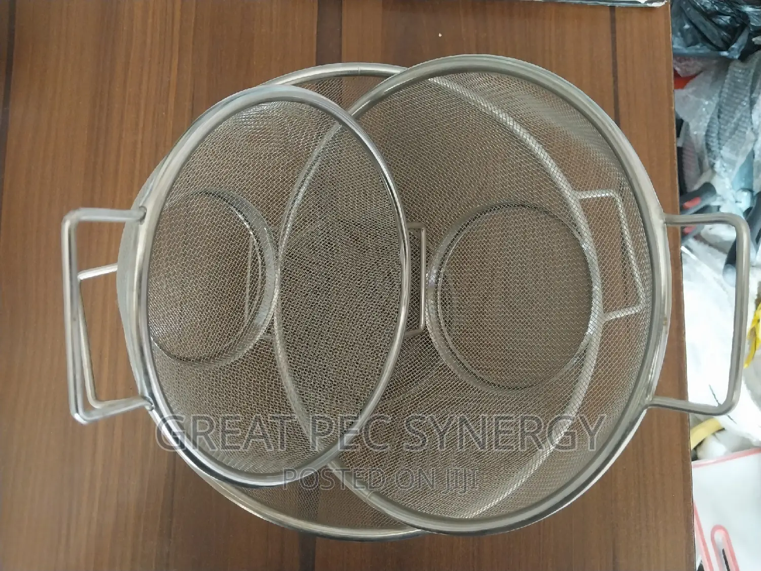 3 Pieces Stainless Steel Collander Sieve Mesh