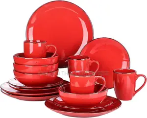 Bellavita Dinner Set 16pcs Available in Black and Red