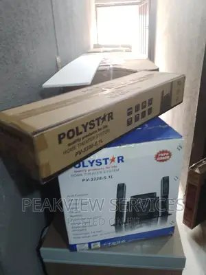 Brand -New Polystar Home Theater With Bluetooth Functions