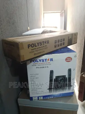 Brand -New Polystar Home Theater With Bluetooth Functions