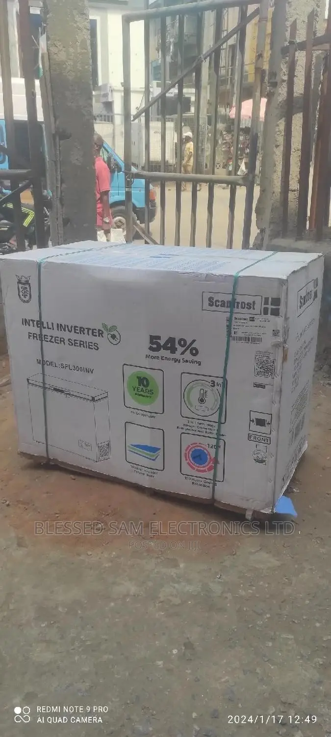 Scanfrost Inverter Freezer 300l Super Fast Ice Block Cooling