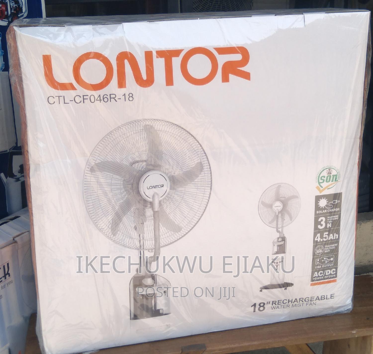 Lontor Rechargeable Fan 18 Inches