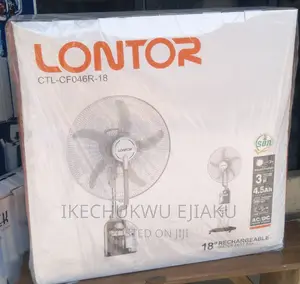 Lontor Rechargeable Fan 18 Inches