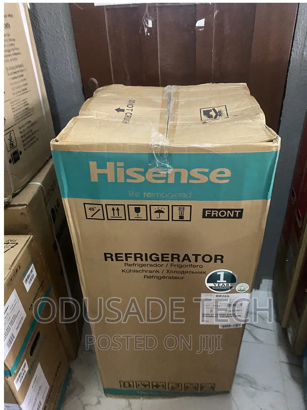 Durable Single Door Hisense Refrigerator Ref (RR20S) 150L