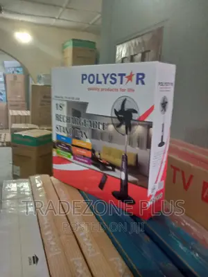 Photo - Affordable 18'' Polystar Rechargeable Standing Fan.Pv3018b