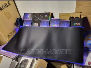 RGB Gaming Mouse Pad, Soft Glowing 14 LED Modes Keyboard Pad