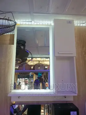 Wall Hung Cabinet With Led Mirror