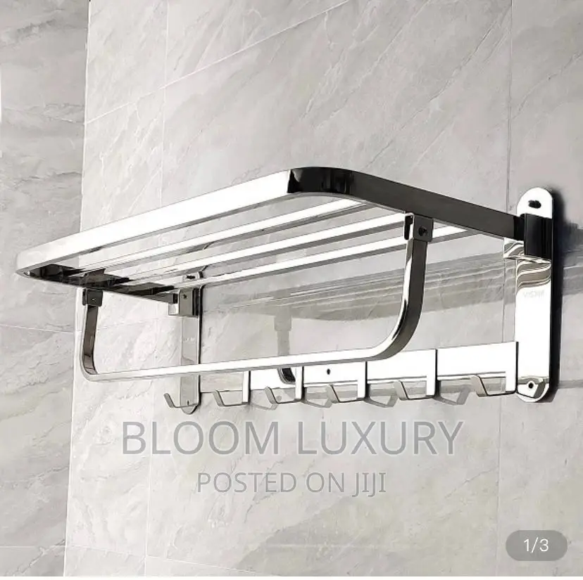 Matte Black Multiple Towels Rack