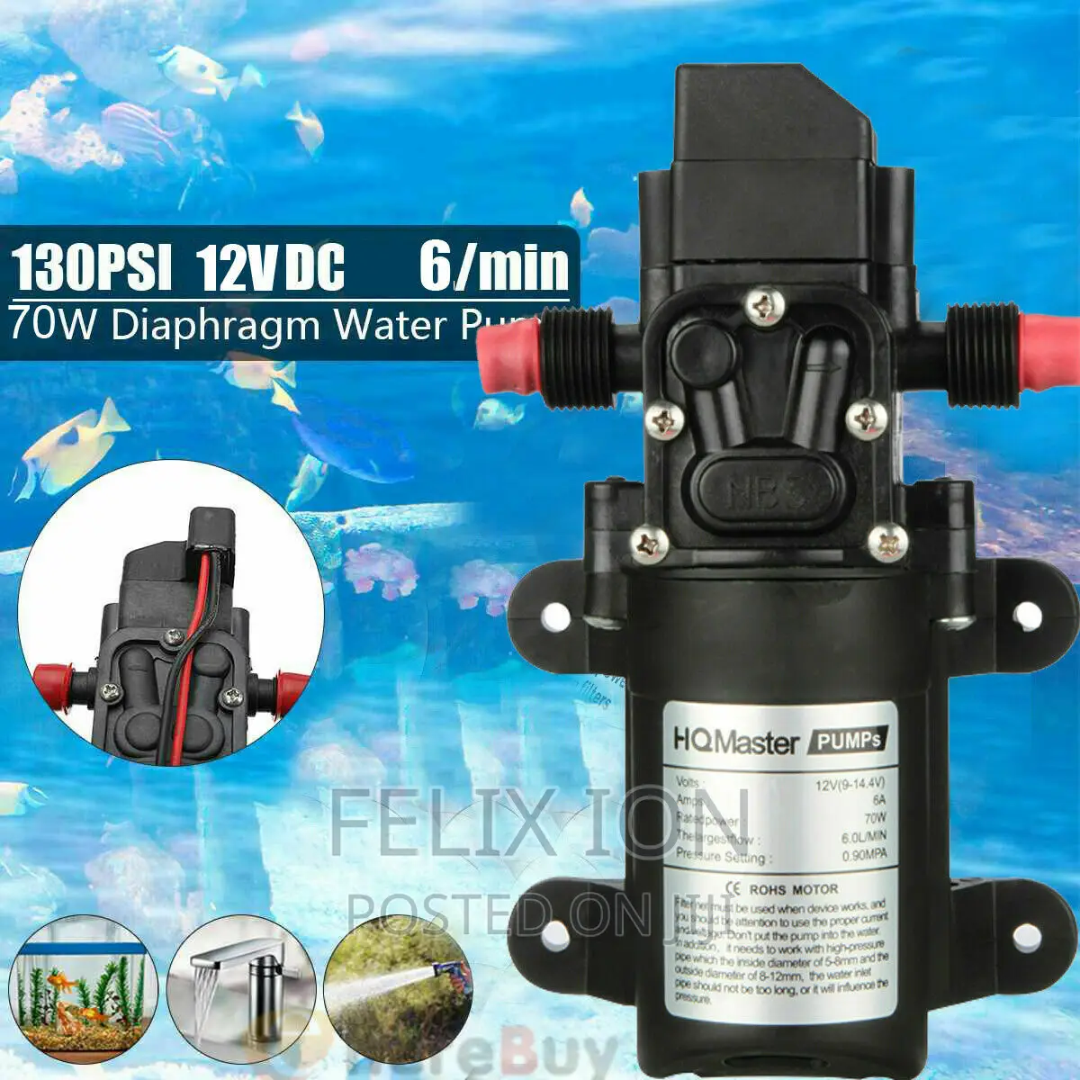 12v DC Solar Water Pump