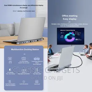 12 in 1 Usb-C Type-C to Usb Multifunctional Docking Station