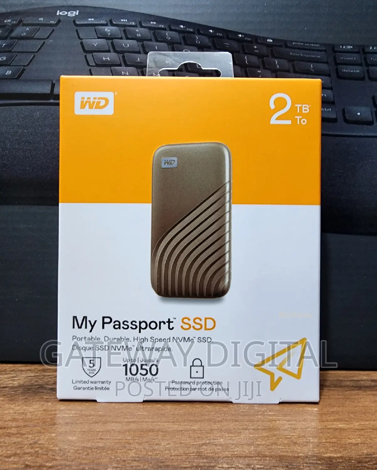 WD 2TB My Passport SSD Portable External Solid State Drive