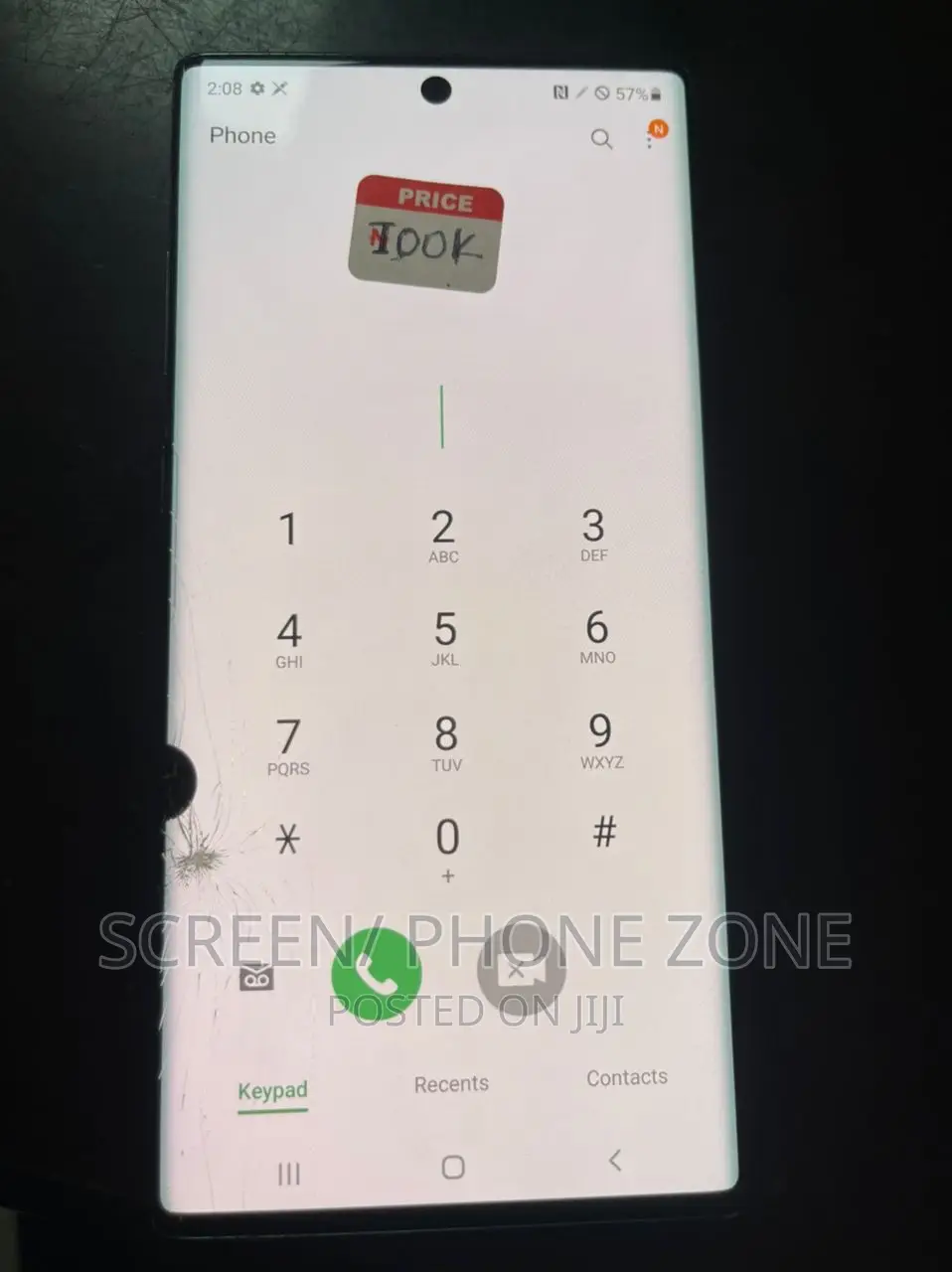 Samsung S10+ Screen With Minor Cracks - F
