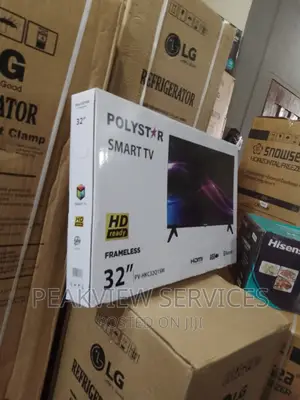 The 32 Inches Polystar Frameless Straight Smart Tv