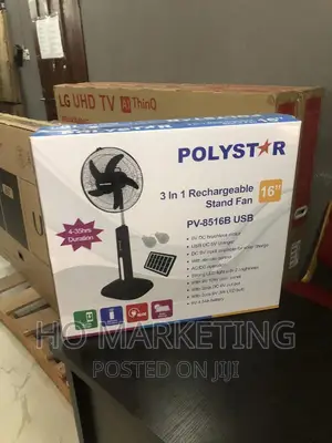 Polystar Rechargeable Standing Fan 16 " 3 in 1