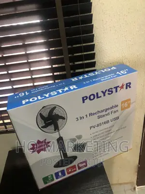 Best Quality 16" Polystar Rechargeable Standing Fan