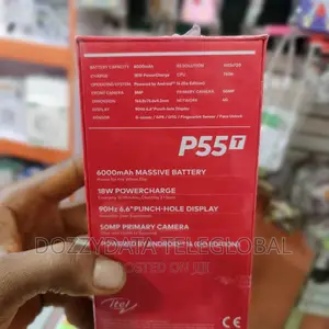 New Itel P55 Plus 128 GB