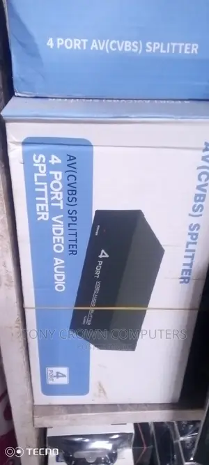 4port Audio /Video Splitter Device
