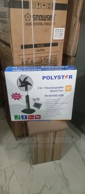 Fast Selling 16 Inches Polystar Rechargeable Fans