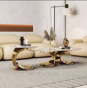 Imported Luxury Unique Marble Center Table.