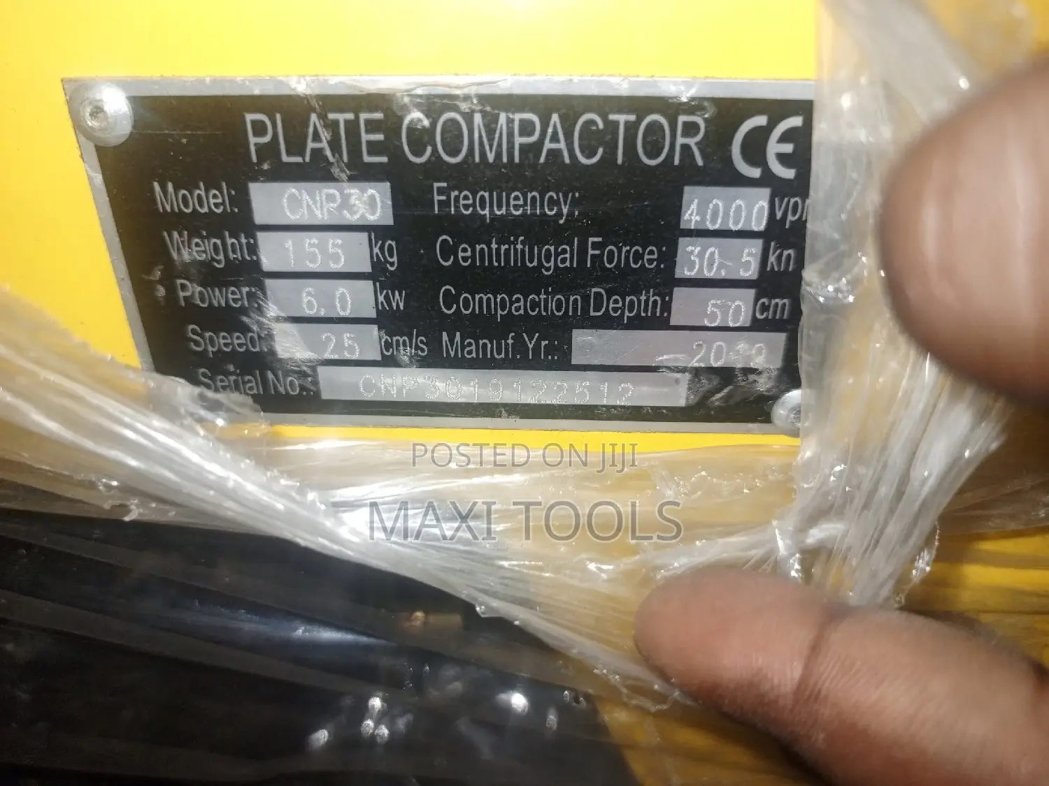 Heavy Duty Plate Compactor Reversible