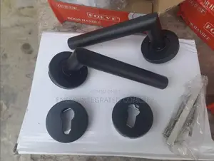 Black Aluminum Finish Door Lock Sets 02 Series