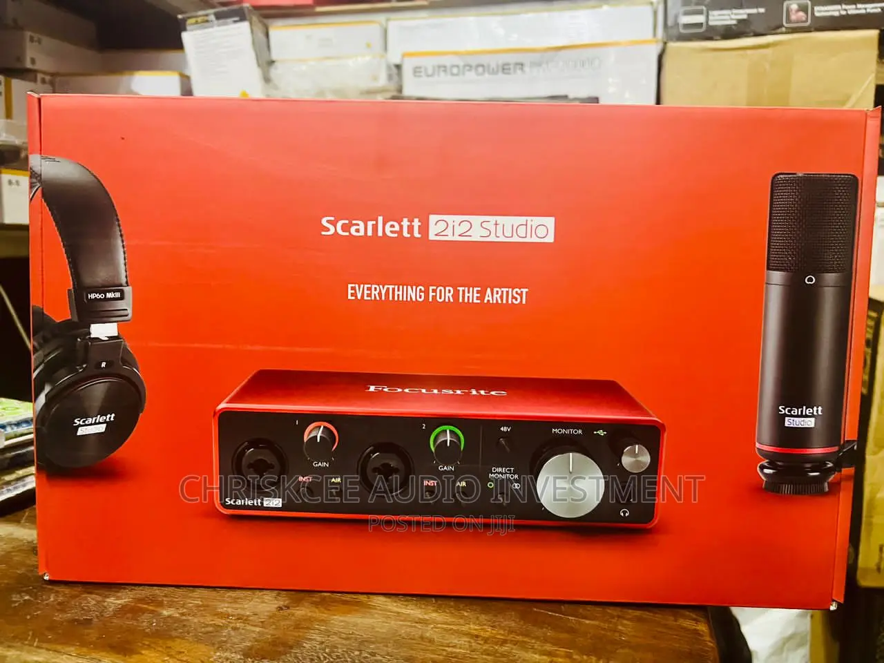 Focusrite Scarlett 2i2 Studio Bundle - 3rd Gen Soundcard
