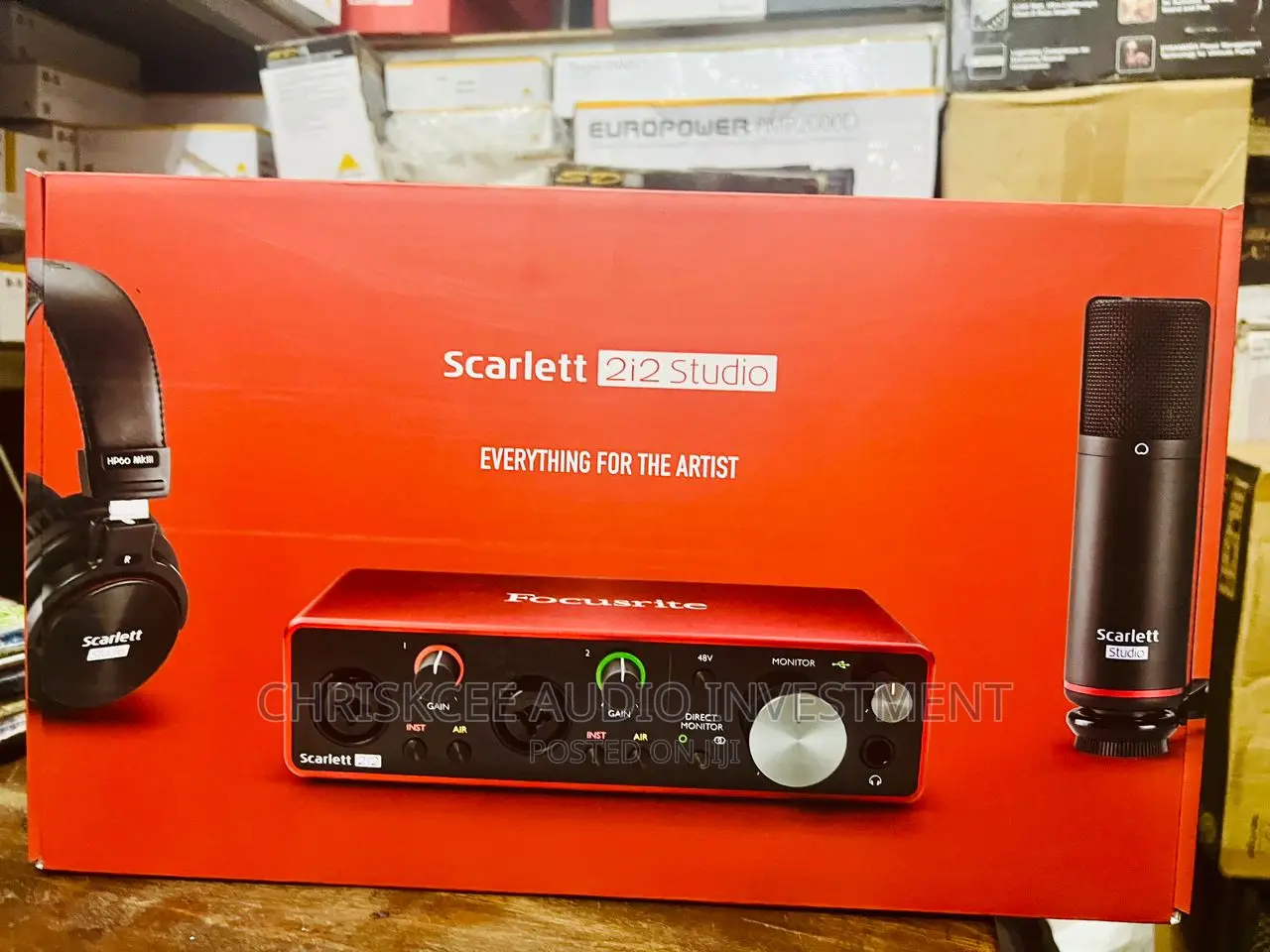 Focusrite Scarlett 2i2 Studio Bundle - 3rd Gen Soundcard