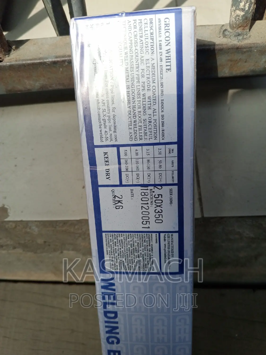 Gee 6010 Fleet Welding Electrode