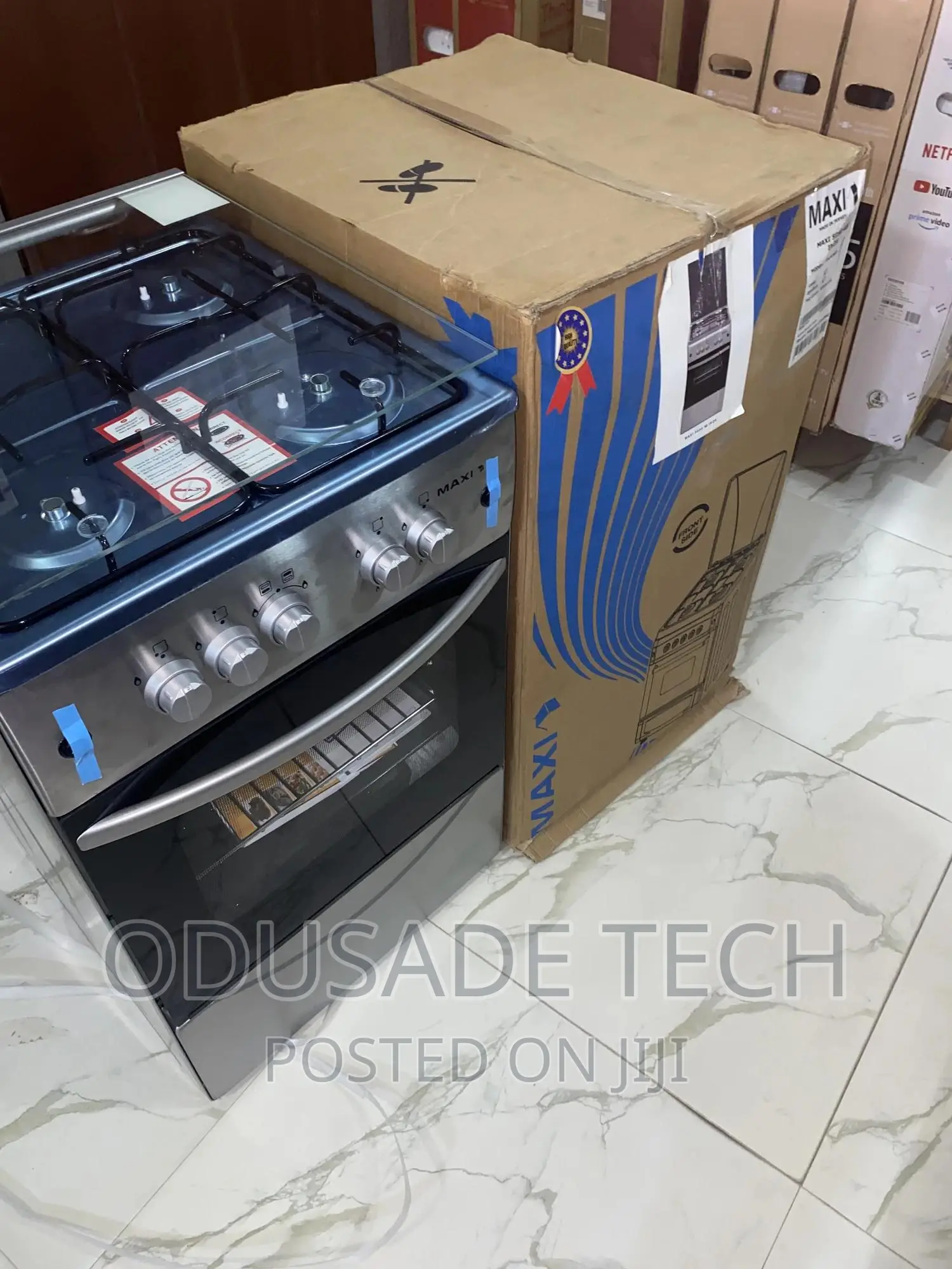 Rust Free Maxi 4+0 Gas Burner With Oven