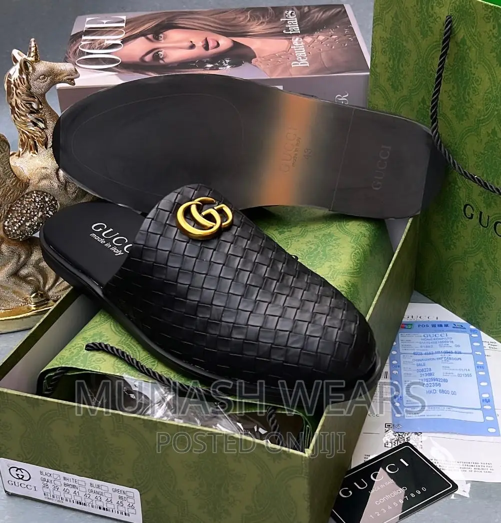 Original Leather Gucci Half Shoe