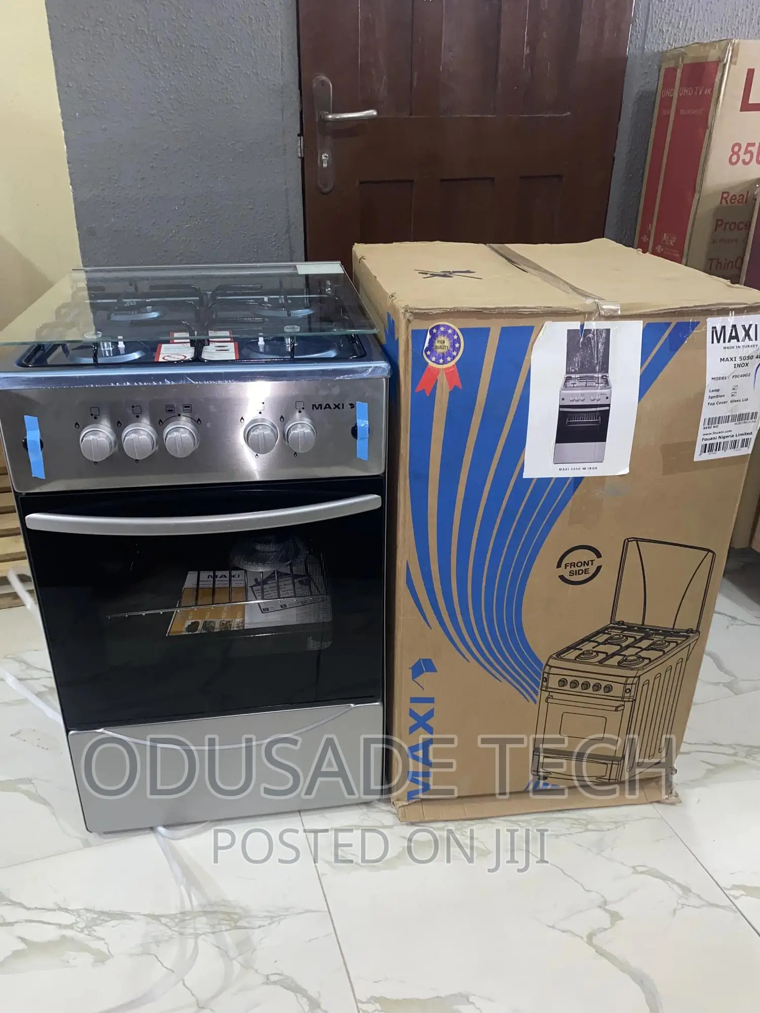 Durable Maxi 50by50 4 Gas Cooker With Oven