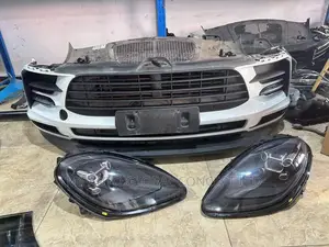Porsche Macan 2020 Headlights and Front Bumper