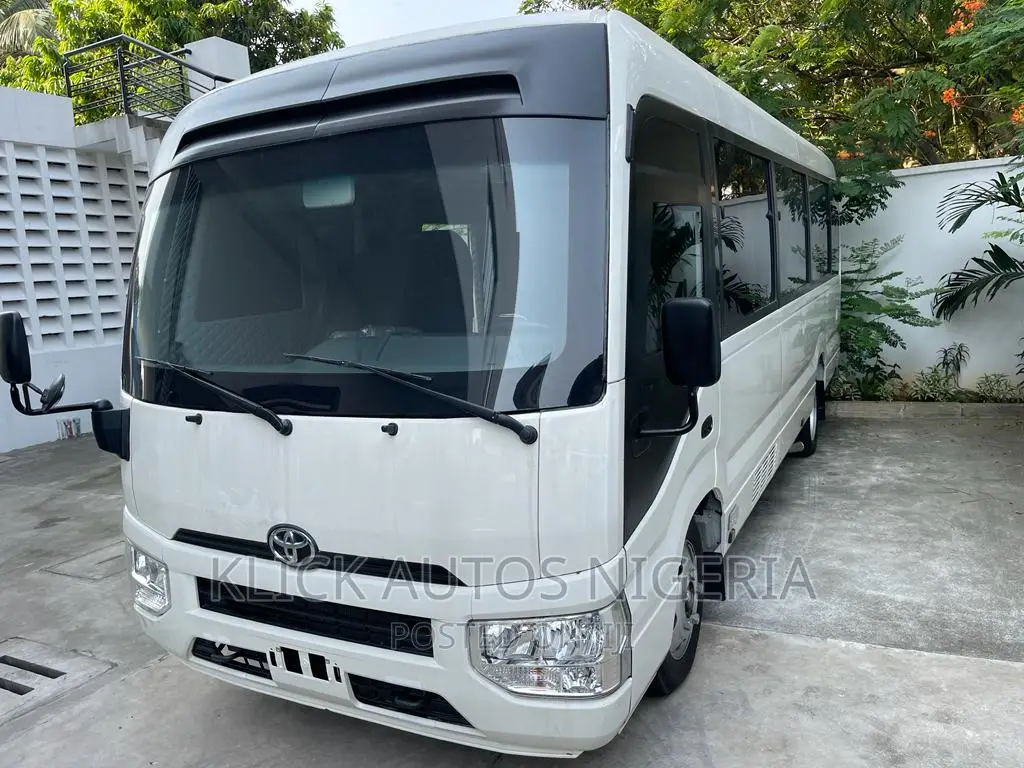 New Toyota Coaster 2023 White