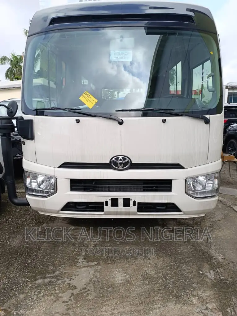 New Toyota Coaster 2023 White