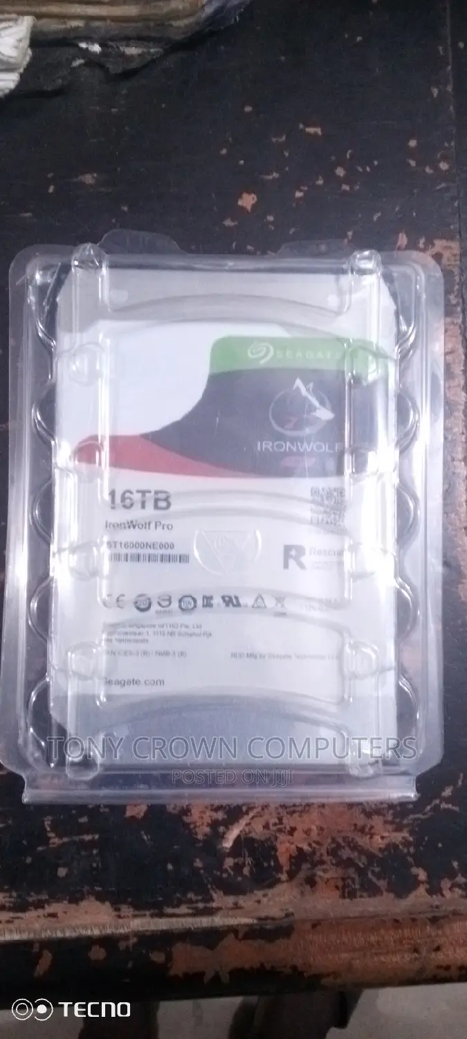 16tb Sgate Iron Wolf Destop Int HDD