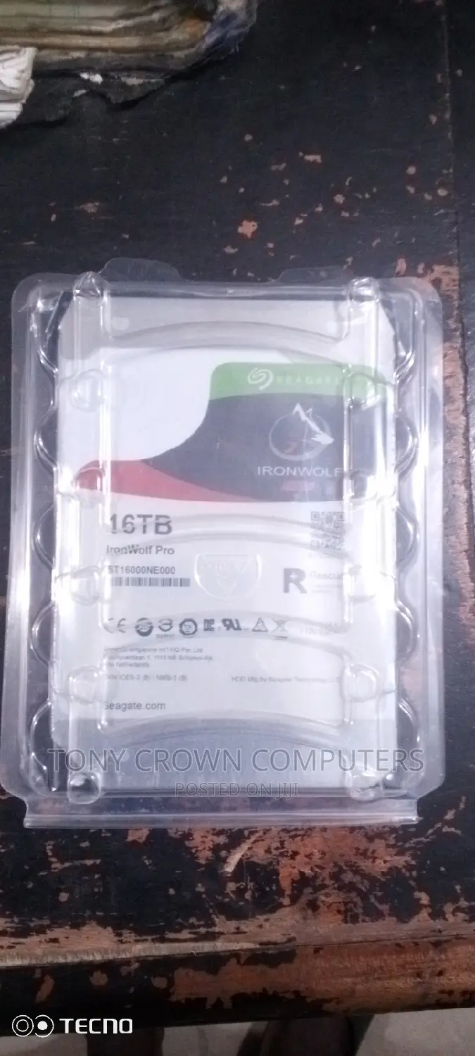 16tb Sgate Iron Wolf Destop Int HDD