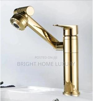 Gold - 360 Swivel Rotation Bathroom Sink Basin Mixer Tap in Mushin ...