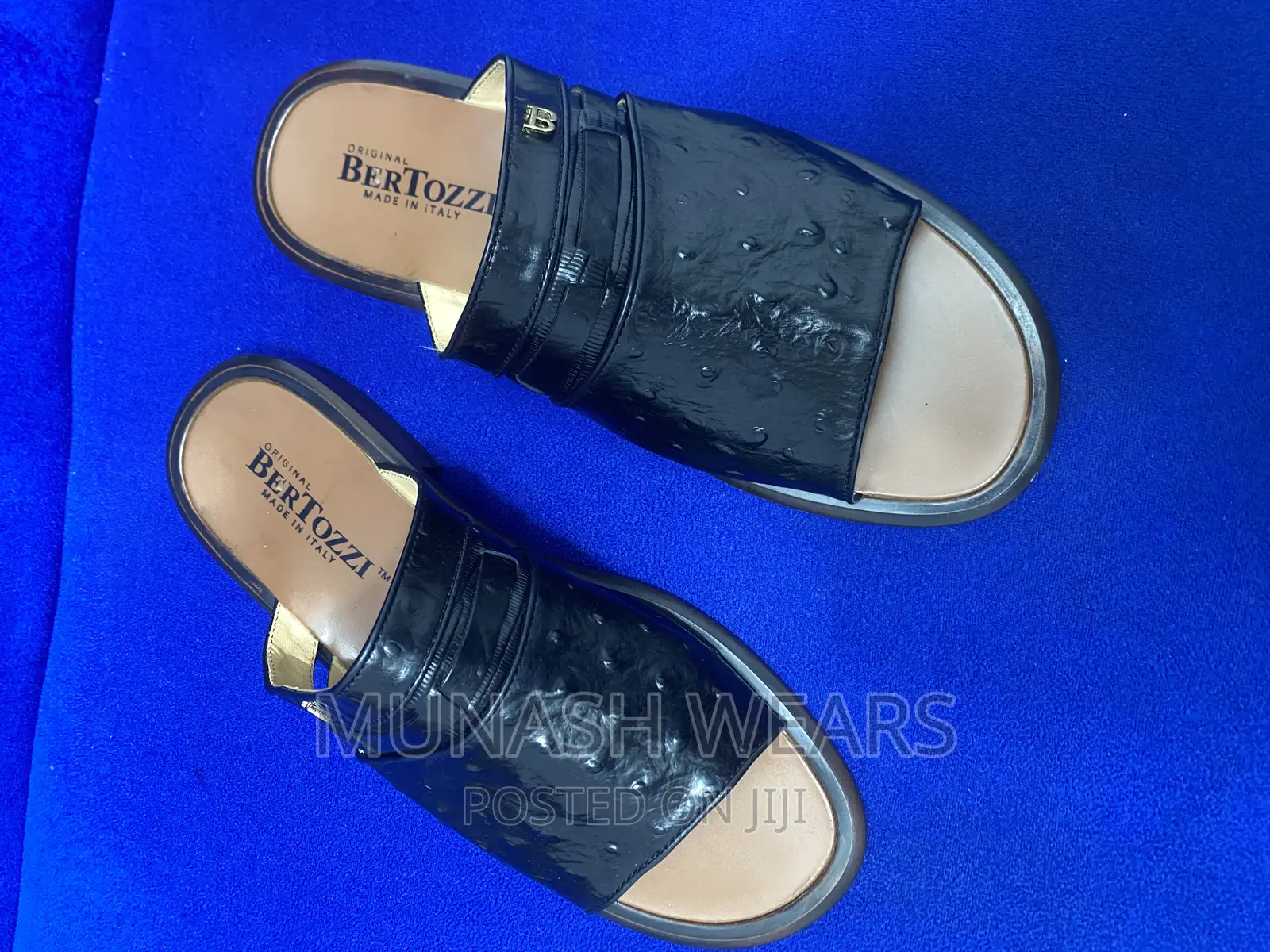 Original Italian Bertozi Leather Slipers