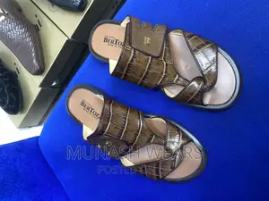 Original Italian Bertozi Leather Slipers