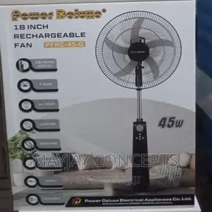 18inches Power Deluxe Ac/Dc Rechargeable Standing Fan