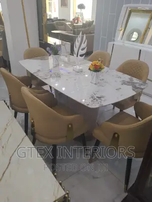 Luxury Marble Dinning Table Set