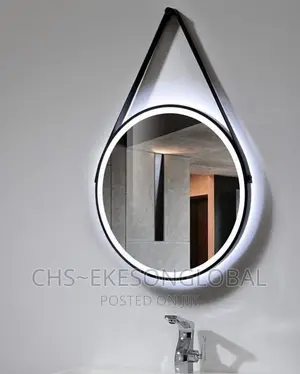 Round LED Sensor Mirror Light 3colors