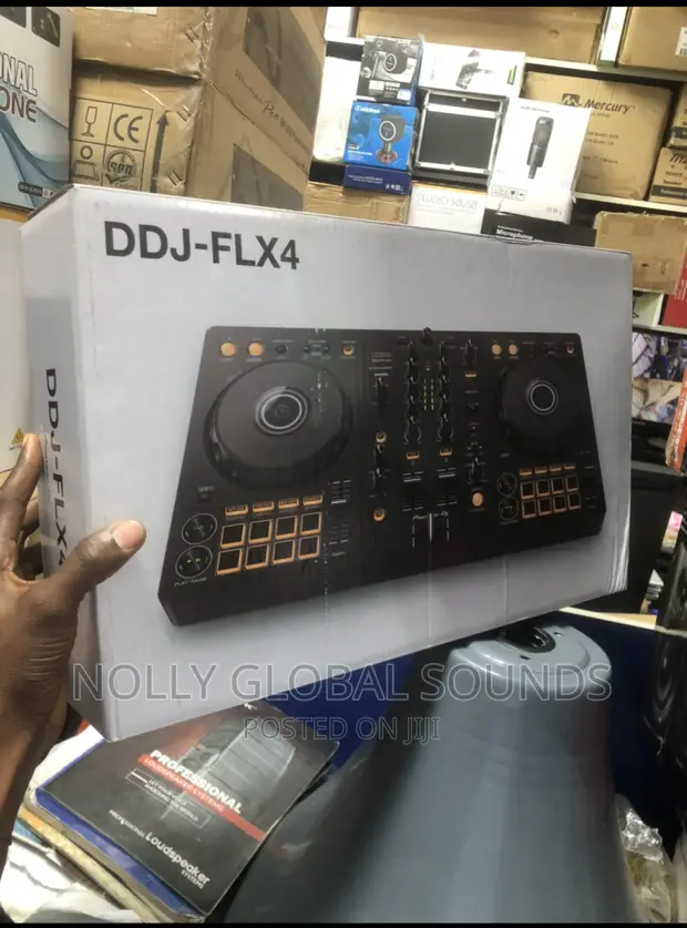 Pioneer 沈ま DDJ-FLX4 コントローラー レコードボック