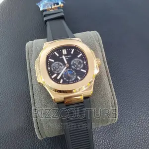 Original PATEK PHILIPPE Rubber Strap Watch Available Instore