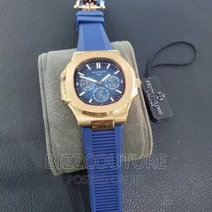 Original PATEK PHILIPPE Rubber Strap Watch Available Instore