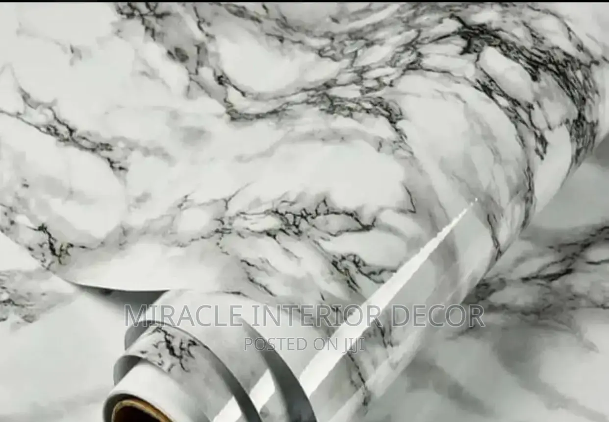 Self Adhesive Marble Wallpaper Waterproof